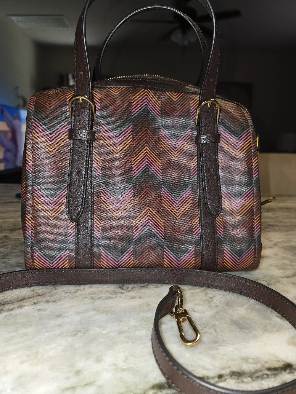 Fossil Carlie Satchel